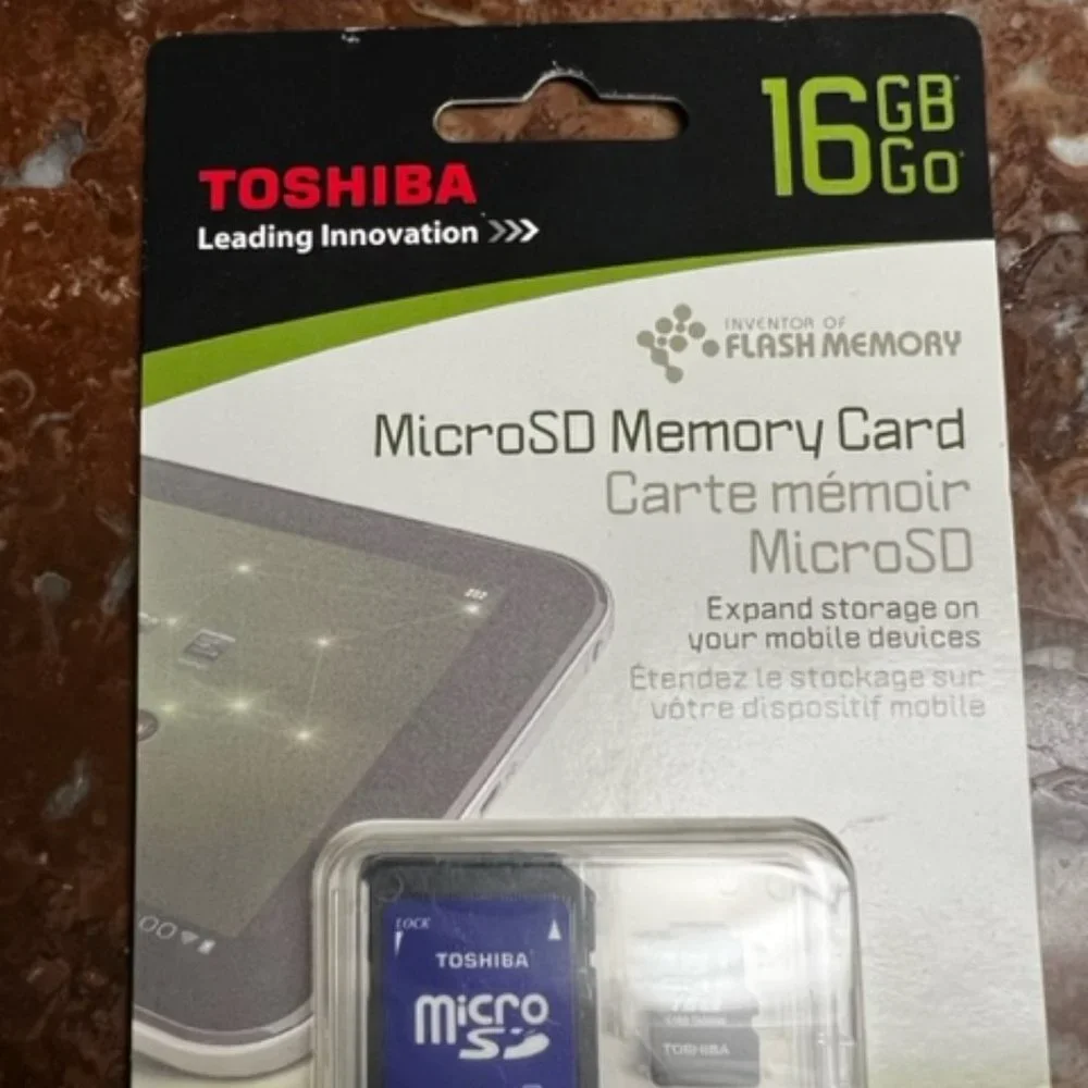 Toshiba 16GB MicroSD Memory Card